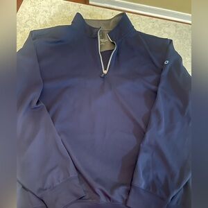 Champion Men's Blue Quarter-Zip Sweatshirt